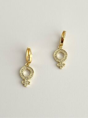 Venus Huggie Hoop Earrings